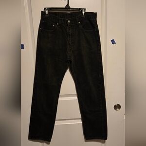 Levi's Classic 505 Black Jeans
